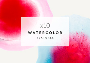 10 Watercolor Textures Vol.4