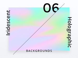 6 Iridescent Holographic Backgrounds