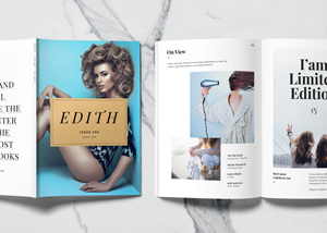 A5 Magazine MockUp