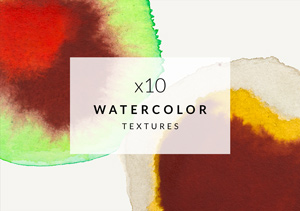10 Watercolor Textures Vol.6