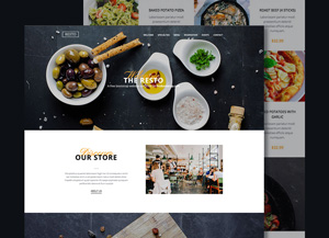 Resto – Responsive Bootstrap Template