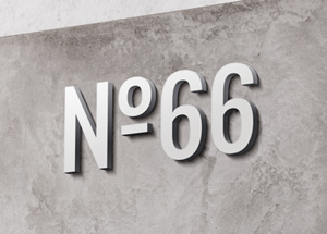 3D Wall Logo MockUp #3