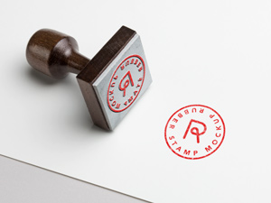 Rubber Stamp PSD MockUp #3