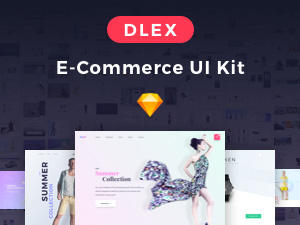 Dlex E-Commerce UI Kit – Free Sample
