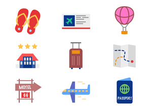 Magicons: 30 Travel Icons