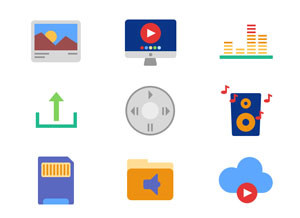 Magicons: 100 Multimedia Icons