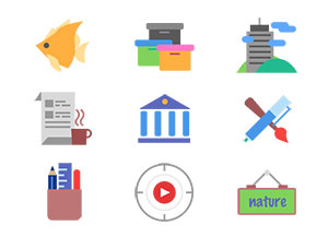 Magicons: 2867 Flat Icons